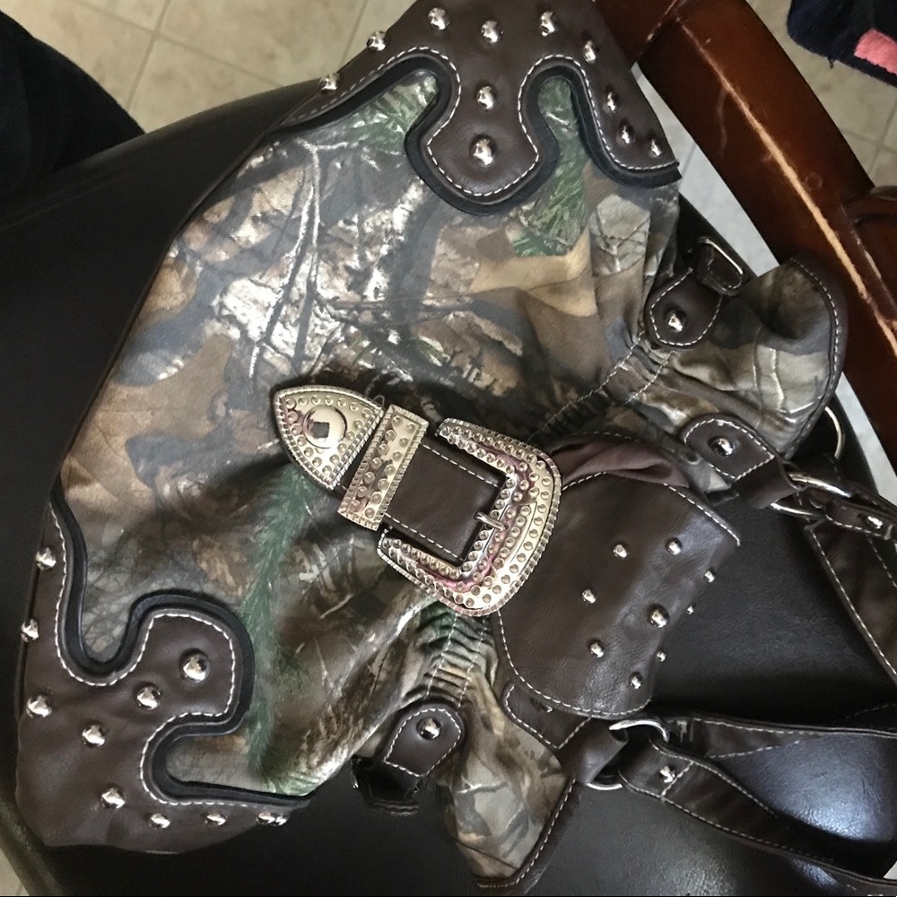 Camouflage purse
